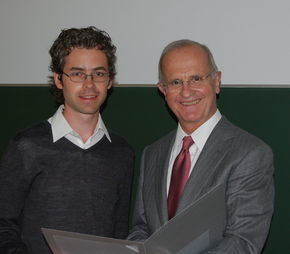 Receiving the award from Prof. Dr. Ernst Denert during the annual GI conference.
